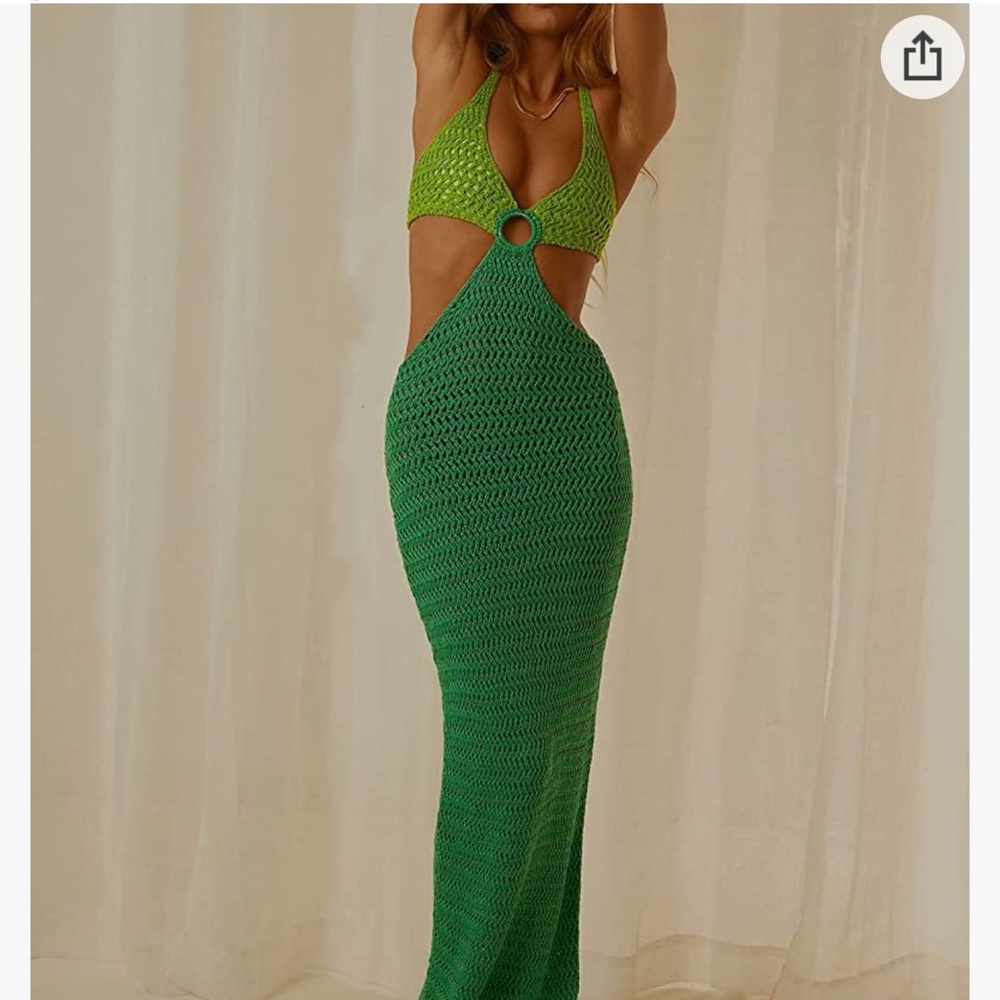 CROCHET DRESS vacay ,date night ,summer special occasion it’s gorgeous USED once